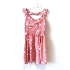 American Rag Bird Print Fit & Flare Sundress